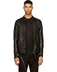 Gilles - Black Leather Jacket – V S P
