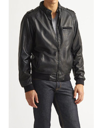 Members Only Faux Leather Iconic Jacket