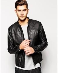 Minimum Clothing Minimum Biker Jacket In Leather