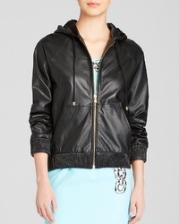 Moschino Cheap & Chic Moschino Cheap And Chic Jacket Leather Hooded Bomber
