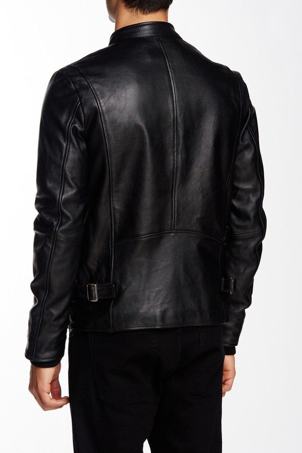 7 Diamonds Norton Hooded Genuine Leather Jacket, $149 | Nordstrom Rack ...