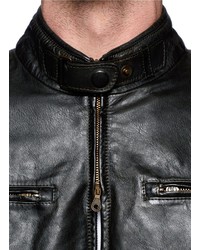Nobrand Osborne Waxed Leather Biker Jacket