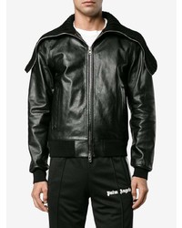 Givenchy Oversized Collar Leather Jacket