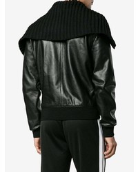Givenchy Oversized Collar Leather Jacket