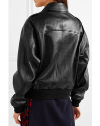 Givenchy Oversized Textured Leather Bomber Jacket