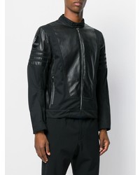 Fendi Perforated Leather Bomber Jacket
