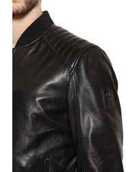 Belstaff Pershall Leather Bomber Jacket