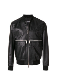 DSQUARED2 Pocket Leather Jacket