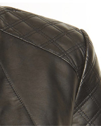 INC International Concepts Quilted Faux Leather Moto Jacket