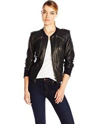 Levi's Quilted Leather Bomber Jacket