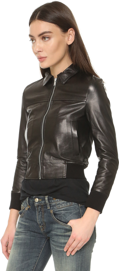 R 13 R13 Berlin Leather Jacket 1 495 shopbop Lookastic