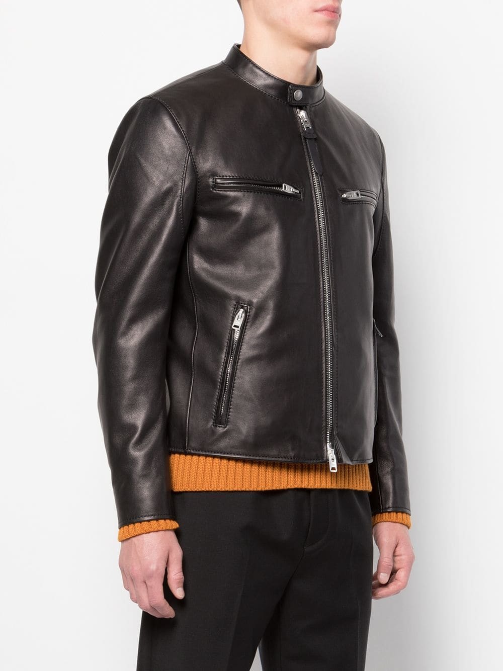 Coach Racer Leather Jacket, $1,547 | farfetch.com | Lookastic