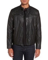 Reaction Kenneth Cole Faux Leather Moto Jacket