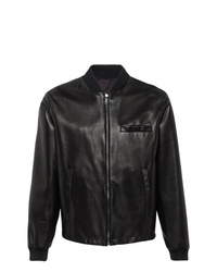 Prada Reversible Nappa Leather Bomber Jacket
