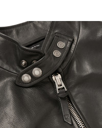 Tom Ford Slim Fit Leather Bomber Jacket