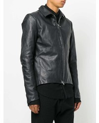 A Diciannoveventitre Slim Fit Leather Jacket