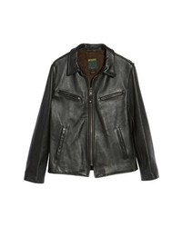 Schott NYC Slim Fit Leather Jacket