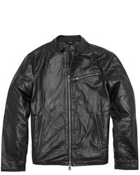 John Varvatos Star Usa Moto Leather Jacket