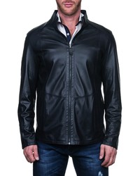 Maceoo Tag Leather Jacket