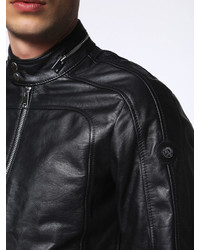 Diesel Tm Leather Jackets 0daoi Black M