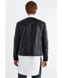 Urban Outfitters Your Neighbors Jonas Leather Bomber Jacket