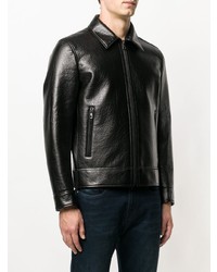 Salvatore Ferragamo Zipped Leather Jacket