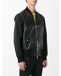 Versus Zipped Leather Jacket