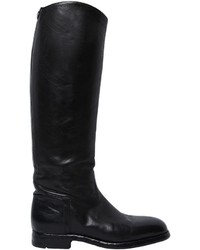 Alberto Fasciani 20mm Embossed Leather Riding Boots