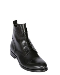 30mm Brushed Leather Boots