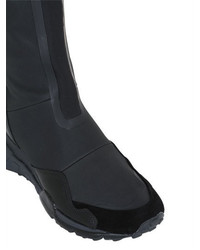 Y-3 30mm Wedge Synthetic Leather Boots