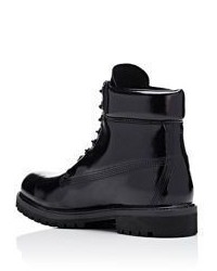 Timberland 6 Inch Patent Leather Boots Black