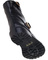 Marc by Marc Jacobs 636252 Biker Boot Black Leather