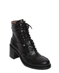 Tabitha Simmons 65mm Leo Leather Combat Boots
