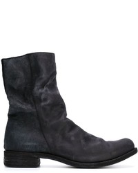 A Diciannoveventitre Distressed Zipped Boots