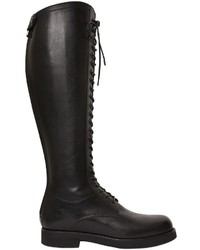 Alberto Fasciani 20mm Leather Lace Up Riding Boots