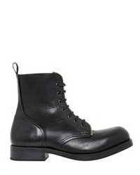 Alexander McQueen Zipped Calf Leather Boots