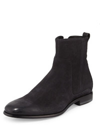 Vince Andes Leather Ankle Boot Black