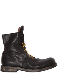 Ann Demeulemeester Washed Leather Ankle Boots