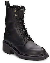 Ash Styx Leather Combat Boots