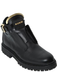 Balmain 20mm King Buckle Leather Boots