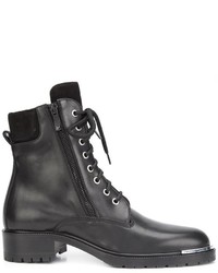 Barbara Bui Lateral Zip Lace Up Boots