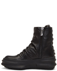 D.gnak By Kang.d Black Back Laced Boots