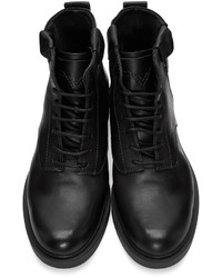 Diesel Black D Rr Laced Boots
