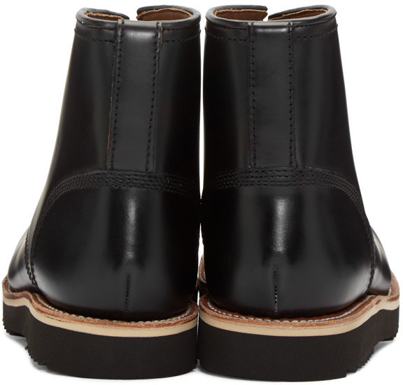 Grenson Black Dawson Boots, $425 | SSENSE | Lookastic