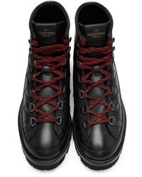 Valentino Black Garavani Hiker Boots
