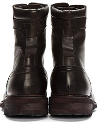 Diesel Black Leather Basic Cassidy Boot