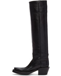 Vetements Black Lucchese Edition Texan Boots