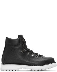 Diemme Black Pebbled Leather Roccia Boots
