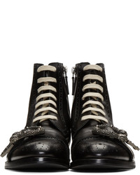Gucci Black Queercore Boots