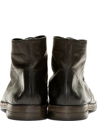 Marsèll Black Supple Leather Ankle Boots